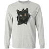 Black Kitten Long Sleeve Ultra Cotton T-Shirt