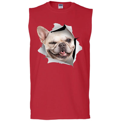 Winking Frenchie Men's Ultra Cotton Sleeveless T-Shirt