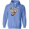 Grey Cat Laughing Pullover Hoodie