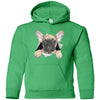 French Bulldog Pup Youth Pullover Hoodie