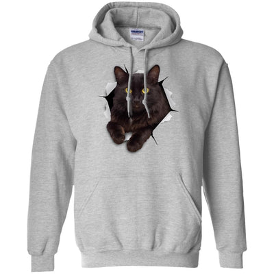 Black Cat Pullover Hoodie