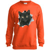 Black Kitten Youth Crewneck Sweatshirt