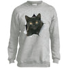 Black Kitten Youth Crewneck Sweatshirt
