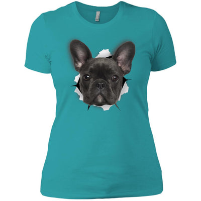 Black Frenchie Ladies' T-Shirt