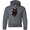 Black Cat Youth Pullover Hoodie