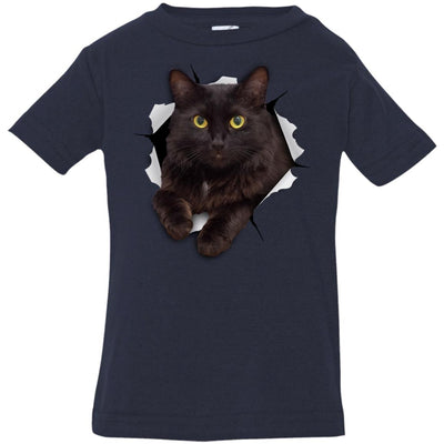 Black Cat Infant Jersey T-Shirt