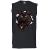 Black Cat Men's Ultra Cotton Sleeveless T-Shirt
