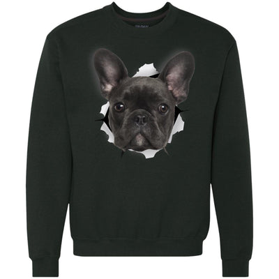 Black Frenchie Heavyweight Crewneck Sweatshirt