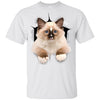 Brown Ragdoll Cat Youth Cotton T-Shirt
