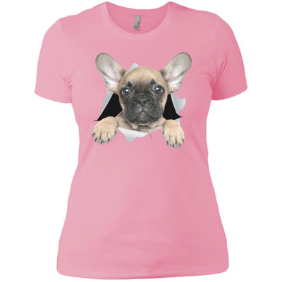 French Bulldog Pup Ladies' T-Shirt