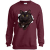 Black Cat Youth Crewneck Sweatshirt