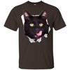 Black Cat Licking Youth Cotton T-Shirt