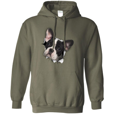 Black & White Frenchie Pullover Hoodie
