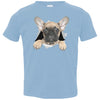 French Bulldog Pup Toddler Jersey T-Shirt