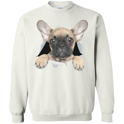 French Bulldog Pup Crewneck Pullover Sweatshirt