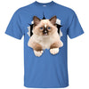 Brown Ragdoll Cat Youth Cotton T-Shirt