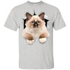 Brown Ragdoll Cat Youth Cotton T-Shirt