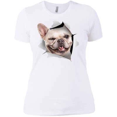 Winking Frenchie Ladies' T-Shirt
