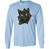 Black Kitten Long Sleeve Ultra Cotton T-Shirt