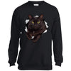 Black Cat Youth Crewneck Sweatshirt