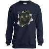 Black Kitten Youth Crewneck Sweatshirt