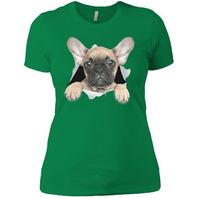 French Bulldog Pup Ladies' T-Shirt