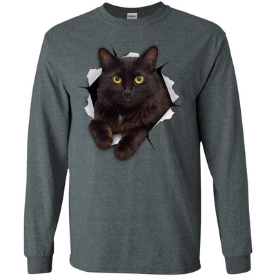 Black Cat Long Sleeve Ultra Cotton T-Shirt