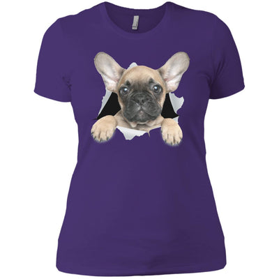 French Bulldog Pup Ladies' T-Shirt