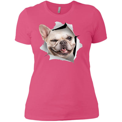 Winking Frenchie Ladies' T-Shirt
