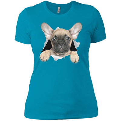 French Bulldog Pup Ladies' T-Shirt