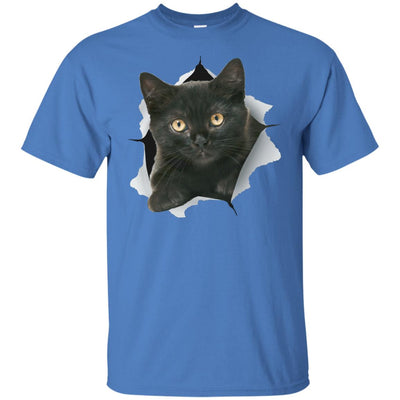 Black Kitten Youth Cotton T-Shirt