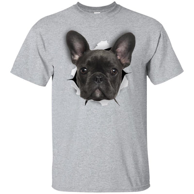 Black Frenchie Youth Cotton T-Shirt