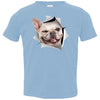 Winking Frenchie Toddler Jersey T-Shirt