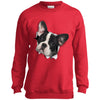 Black & White Frenchie Youth Crewneck Sweatshirt