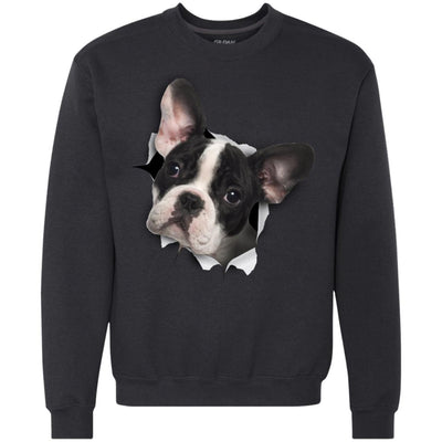 Black & White Frenchie Heavyweight Crewneck Sweatshirt