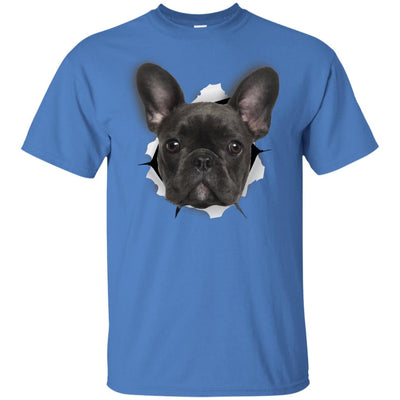 Black Frenchie Youth Cotton T-Shirt