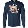 Winking Frenchie Long Sleeve Ultra Cotton T-Shirt