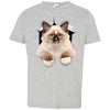 Brown Ragdoll Cat Toddler Jersey T-Shirt