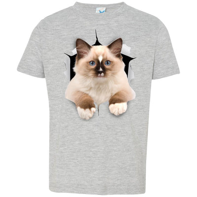 Brown Ragdoll Cat Toddler Jersey T-Shirt