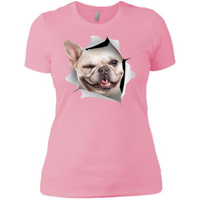Winking Frenchie Ladies' T-Shirt