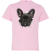 Black Frenchie Youth Jersey T-Shirt