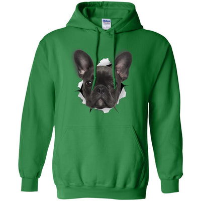 Black Frenchie Pullover Hoodie