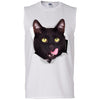 Black Cat Licking Men's Ultra Cotton Sleeveless T-Shirt