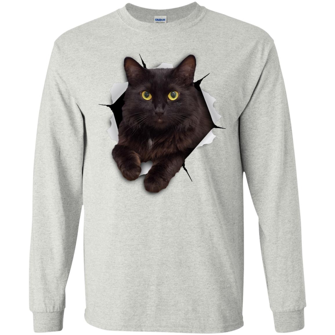 Black Cat Long Sleeve Ultra Cotton T-Shirt