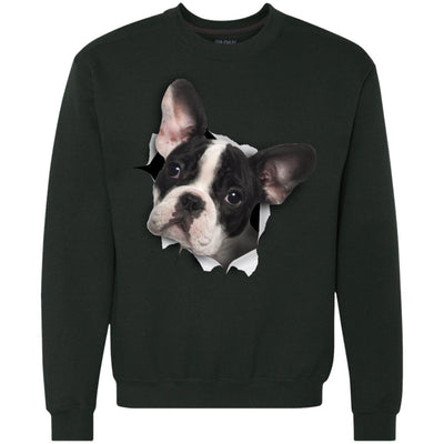 Black & White Frenchie Heavyweight Crewneck Sweatshirt