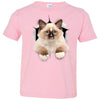 Brown Ragdoll Cat Toddler Jersey T-Shirt