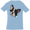 Black & White Frenchie Infant Jersey T-Shirt