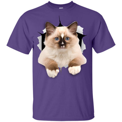 Brown Ragdoll Cat Youth Cotton T-Shirt