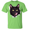 Black Cat Licking Youth Cotton T-Shirt