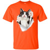 Black & White Reaching Cat Ultra Cotton T-Shirt